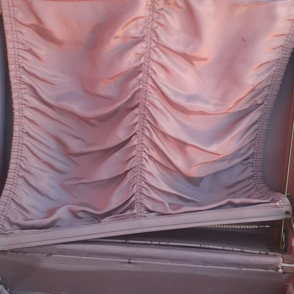 Samsonite Vtg Rust brown Suitcase luggage portable Boombox upcycle 21x18" - Picture 6 of 7